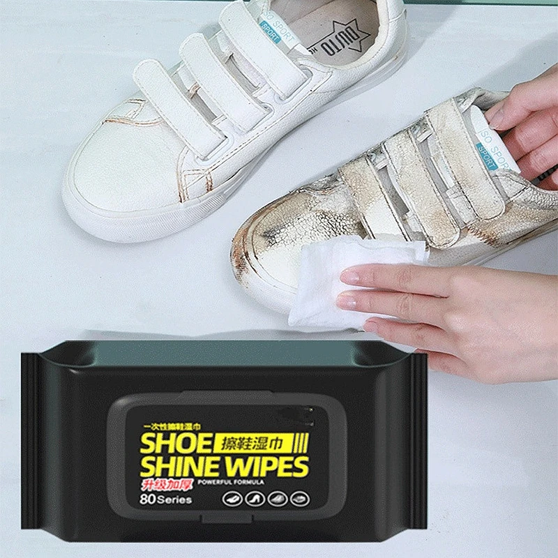 Sneaker Care Wipes - 휴대용 야외 신발 클리너 물티슈 -
