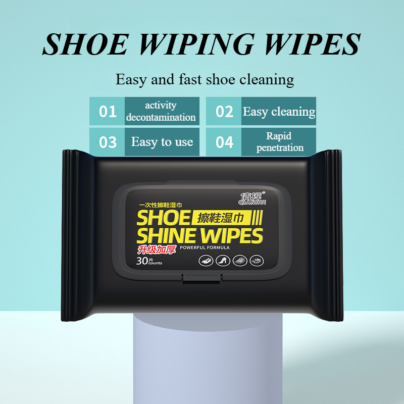 Sneaker Care Wipes - 12Pcs/30Pcs 일회용 신발 깨끗한 물티슈 휴대용