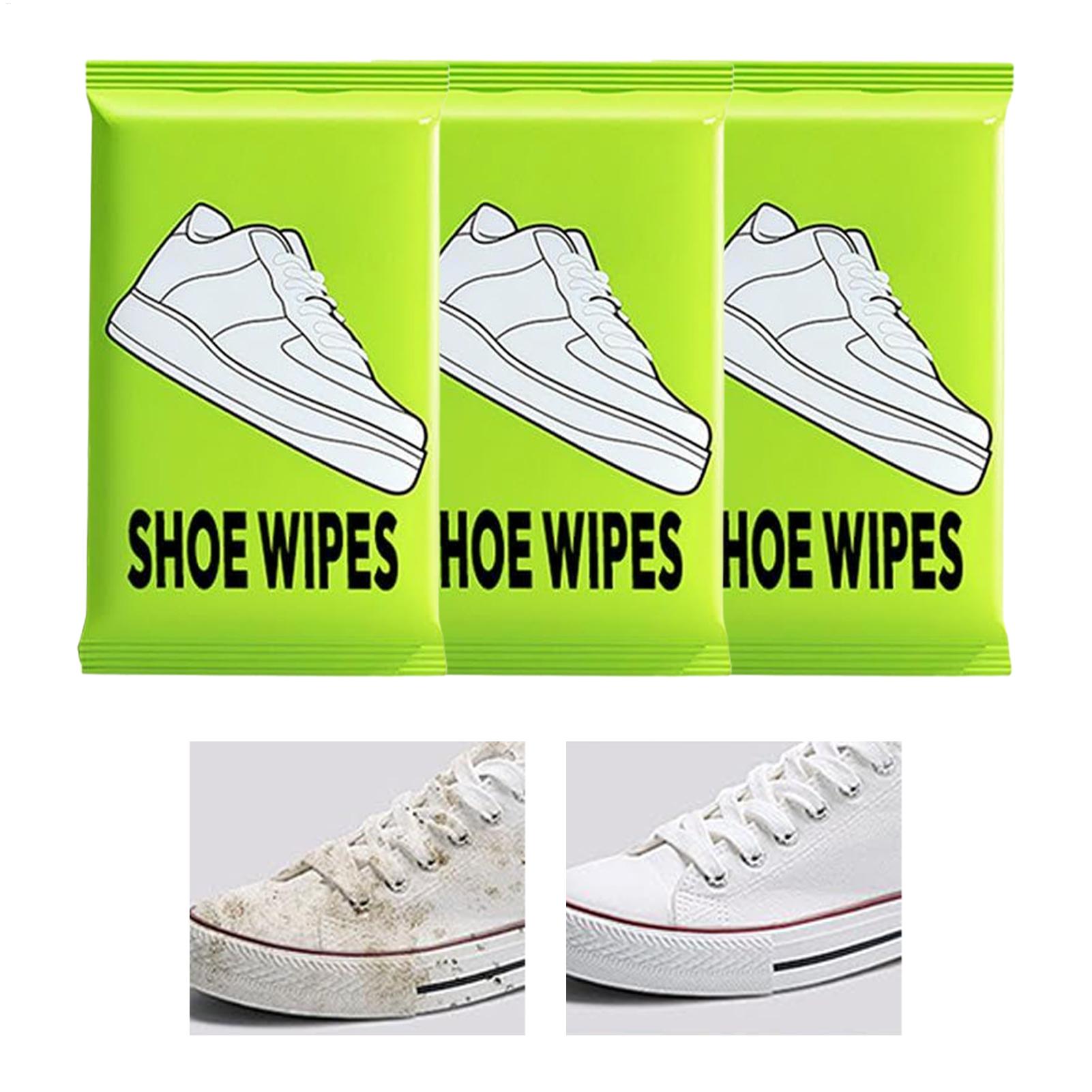 Sneaker Care Wipes - 3개입 신발 빠른 세척 물티슈 휴대용