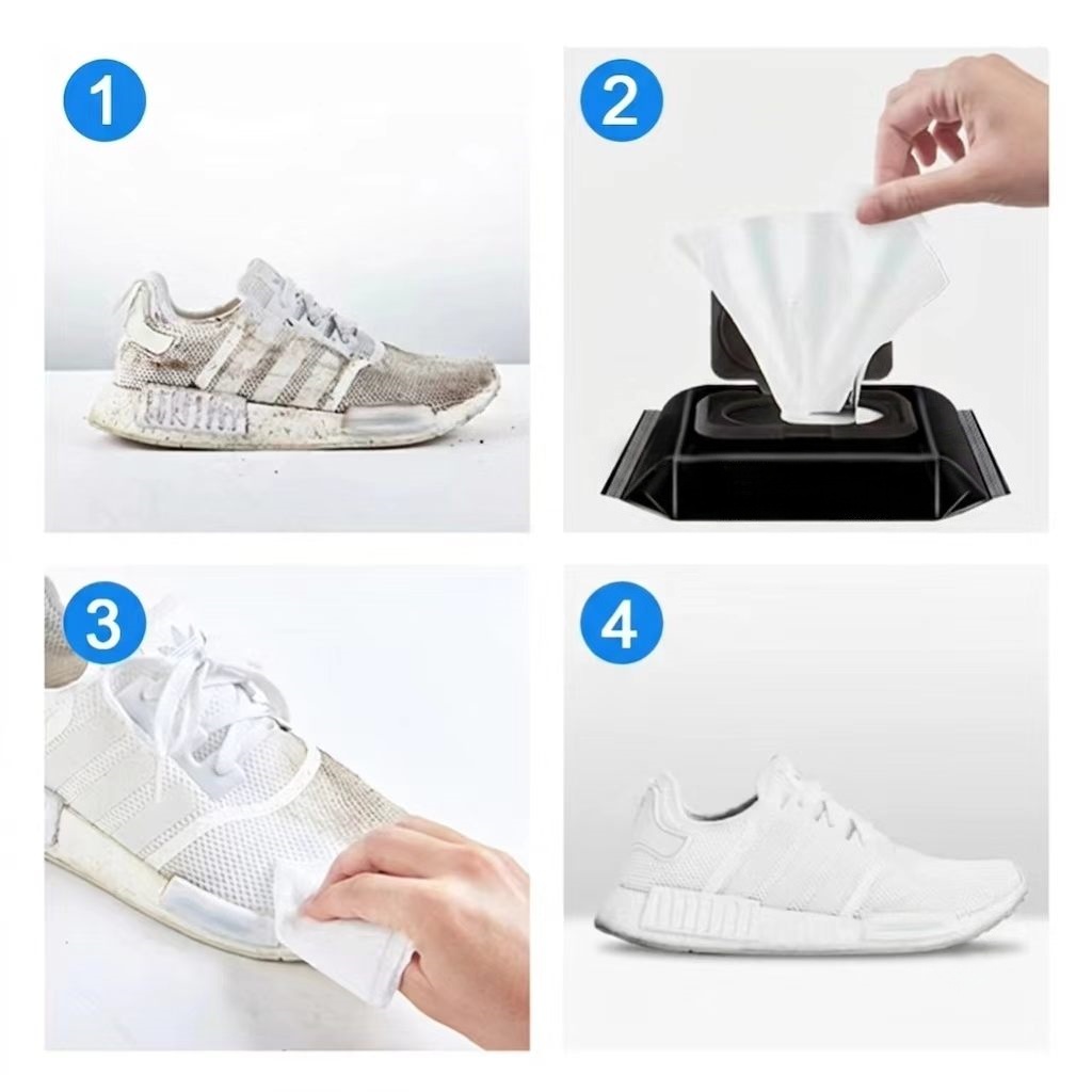 일회용 운동화 세척 티슈 12개입 또는 30개입, 흰  - Sneaker Care Wipes 리뷰 및 가격