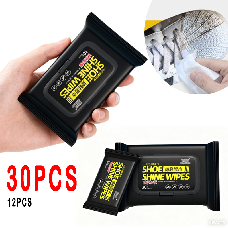 12개/30개 일회용 신발 클리닝 물티슈 휴대용 흰색  - Sneaker Care Wipes 리뷰 및 가격