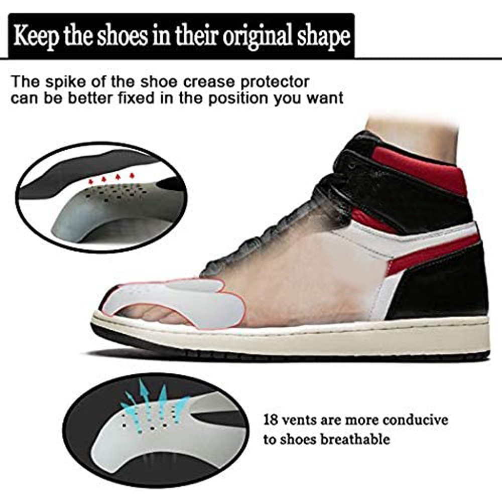 5 쌍 안티 주름 신발 수호자 운동화 벤딩 균열 발가락 - Sneaker Care Crease Protector 리뷰 및 가격